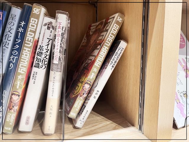 ウポポイ内の国立アイヌ民族博物館基本展示内「テンパテンパ」内の図書②