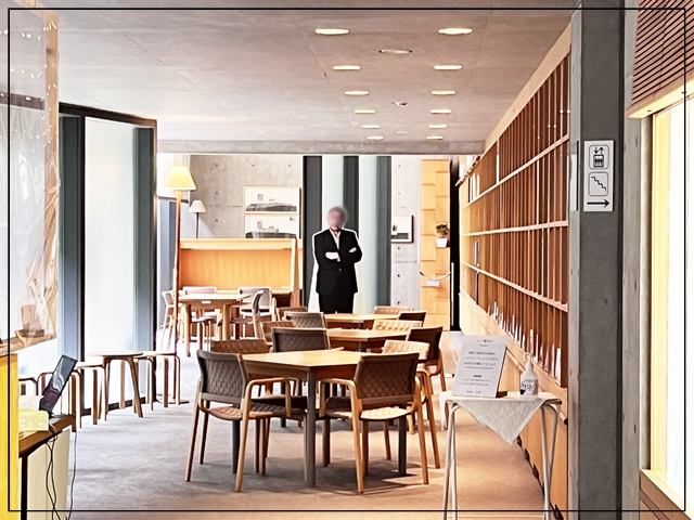 渡辺淳一文学館の1階喫茶コーナー